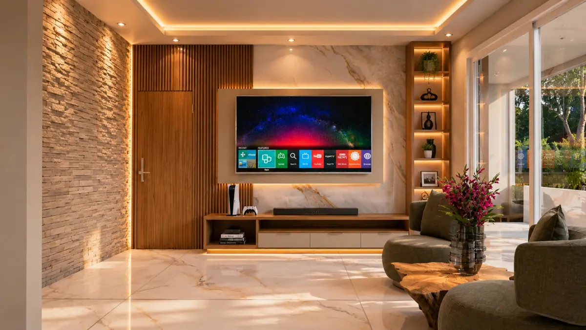 Sala de estar planejada Raposo Prime